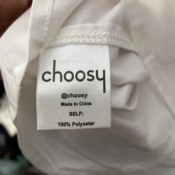 Choosy White Peacock Puff Shoulder Crop Top - Picture 7 of 13